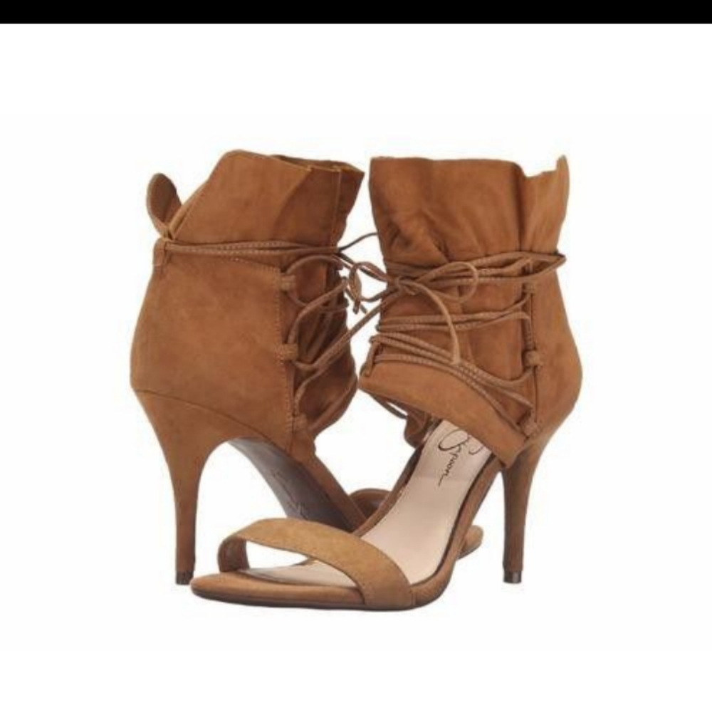 Jessica Simpson Madeena lace up pumps